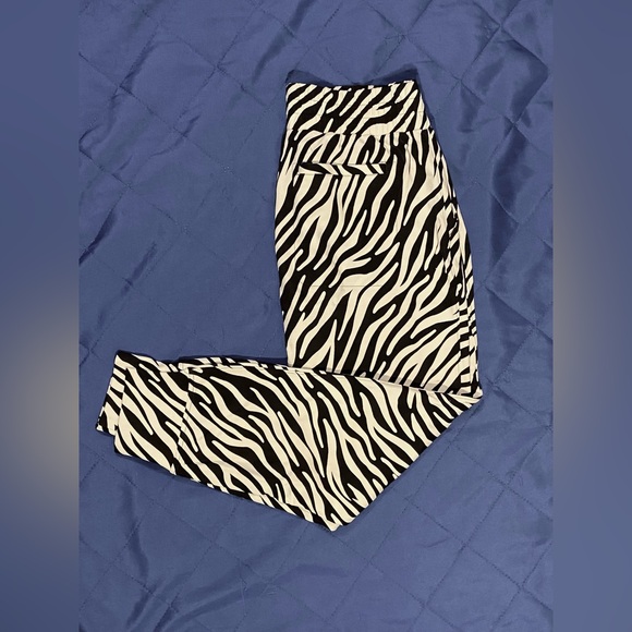 Anthropologie Cabi ATC Zebra‎ Jogger #5868 Black & White Women’s Medium - Picture 8 of 10